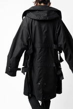画像をギャラリービューアに読み込む, KLASICA WATER FALL MODS COAT / Ventile® UK L24 (BLACK)