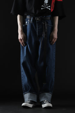 画像をギャラリービューアに読み込む, mastermind JAPAN LOOSEYFIT JEANS / 2WAY STRETCH DENIM (INDIGO)
