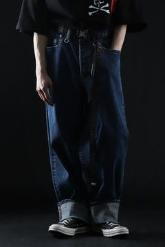 画像をギャラリービューアに読み込む, mastermind JAPAN LOOSEYFIT JEANS / 2WAY STRETCH DENIM (INDIGO)
