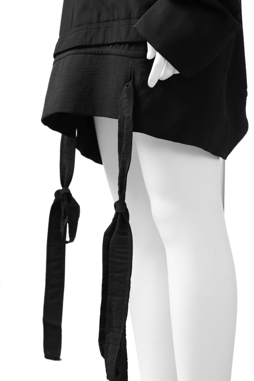 画像をギャラリービューアに読み込む, SOSNOVSKA WIDE SHIRTED LONG SLEEVE TOP (BLACK)
