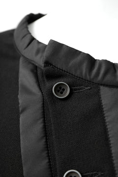 画像をギャラリービューアに読み込む, SOSNOVSKA COLLAPSED PLANK SHIRT-PULLOVER (BLACK)