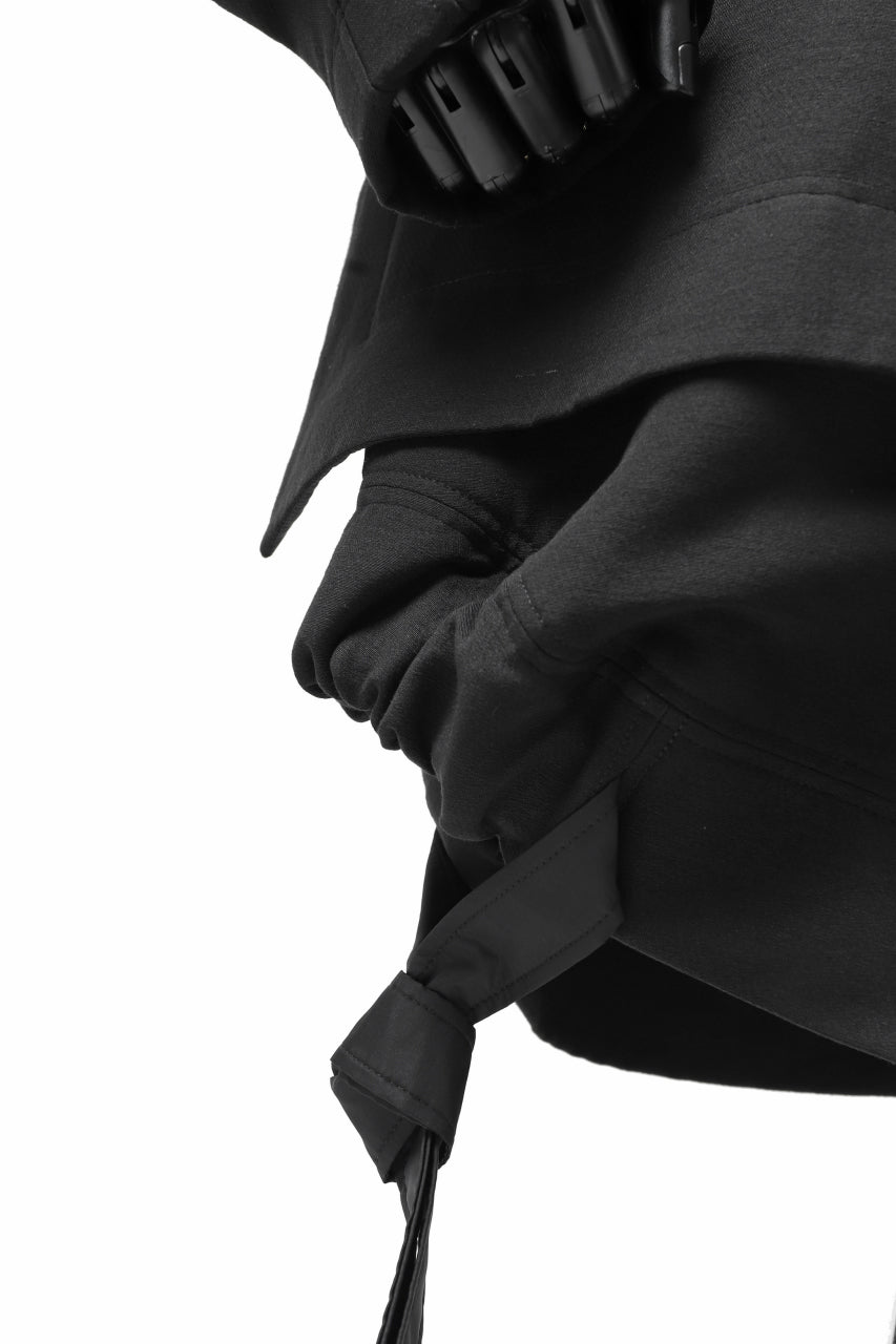 画像をギャラリービューアに読み込む, SOSNOVSKA SECRET COVER JACKET COAT (BLACK)