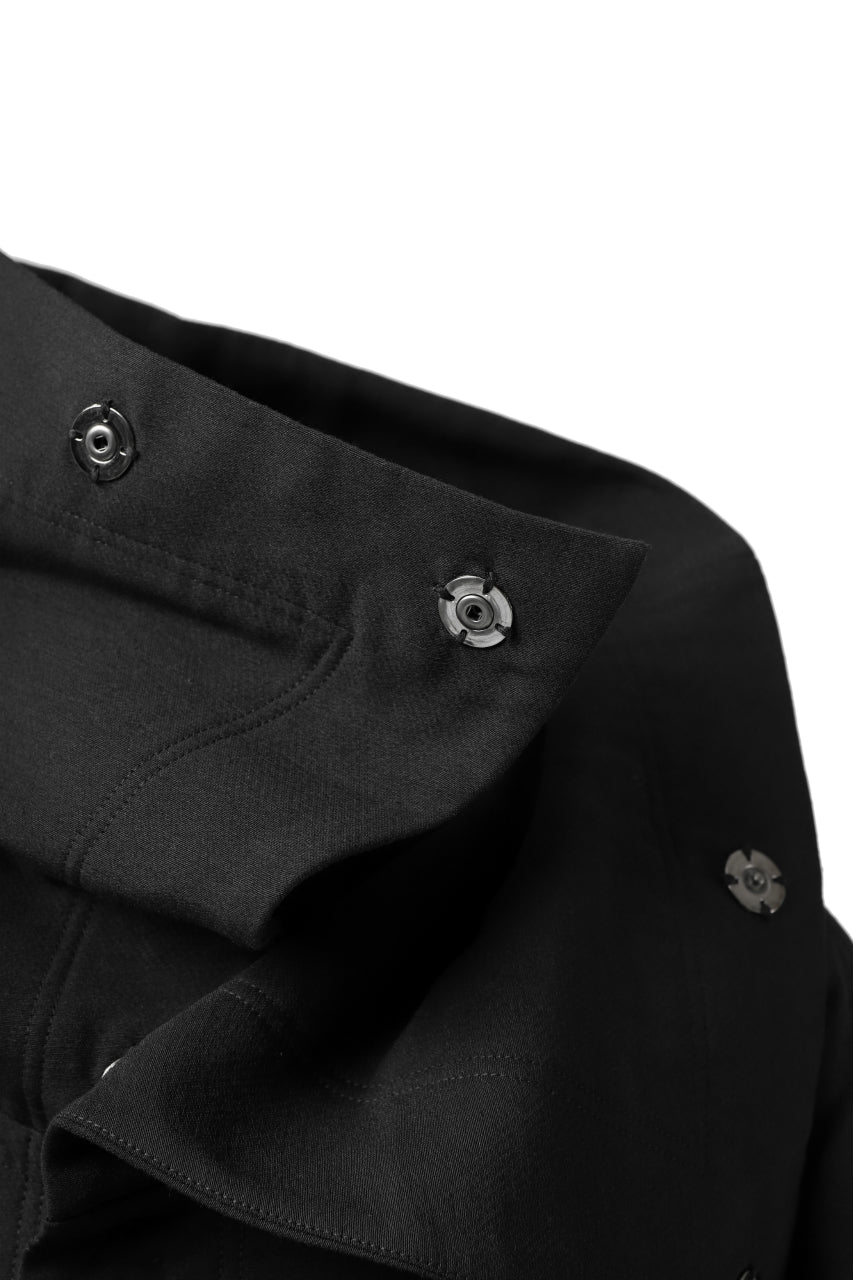 画像をギャラリービューアに読み込む, SOSNOVSKA SECRET COVER JACKET COAT (BLACK)