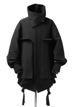 画像をギャラリービューアに読み込む, SOSNOVSKA SECRET COVER JACKET COAT (BLACK)