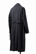 Load image into Gallery viewer, ISAMU KATAYAMA BACKLASH OVER COAT / GARMENT NATURAL DYED WOVEN + ELECTRIC HEATING LINER (INDIGO)