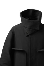 画像をギャラリービューアに読み込む, SOSNOVSKA SECRET COVER JACKET COAT (BLACK)