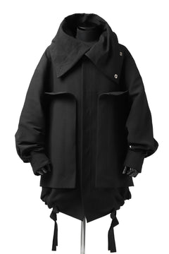 画像をギャラリービューアに読み込む, SOSNOVSKA SECRET COVER JACKET COAT (BLACK)