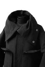 画像をギャラリービューアに読み込む, SOSNOVSKA SECRET COVER JACKET COAT (BLACK)