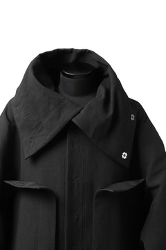 画像をギャラリービューアに読み込む, SOSNOVSKA SECRET COVER JACKET COAT (BLACK)