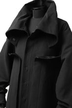 画像をギャラリービューアに読み込む, SOSNOVSKA SECRET COVER JACKET COAT (BLACK)