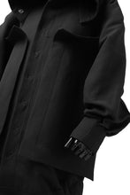 画像をギャラリービューアに読み込む, SOSNOVSKA SECRET COVER JACKET COAT (BLACK)