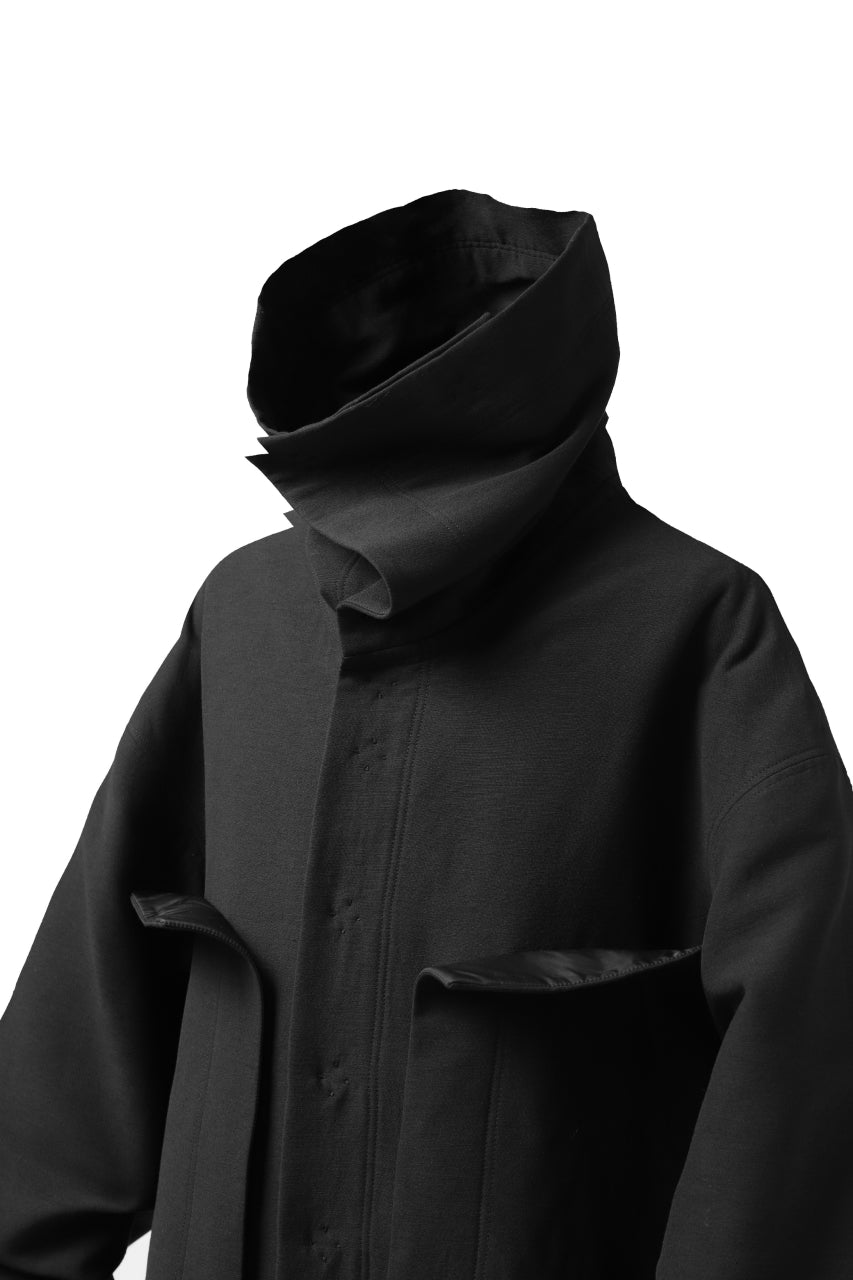 画像をギャラリービューアに読み込む, SOSNOVSKA SECRET COVER JACKET COAT (BLACK)