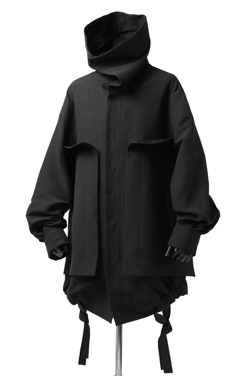 画像をギャラリービューアに読み込む, SOSNOVSKA SECRET COVER JACKET COAT (BLACK)