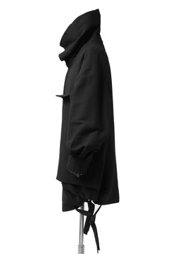 画像をギャラリービューアに読み込む, SOSNOVSKA SECRET COVER JACKET COAT (BLACK)