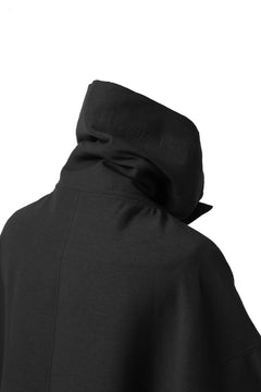 画像をギャラリービューアに読み込む, SOSNOVSKA SECRET COVER JACKET COAT (BLACK)