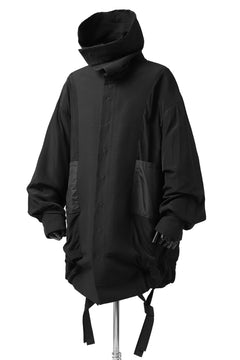画像をギャラリービューアに読み込む, SOSNOVSKA SECRET COVER JACKET COAT (BLACK)
