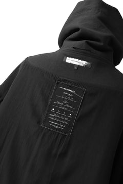 画像をギャラリービューアに読み込む, SOSNOVSKA SECRET COVER JACKET COAT (BLACK)