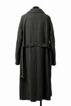 Load image into Gallery viewer, ISAMU KATAYAMA BACKLASH OVER COAT / GARMENT NATURAL DYED WOVEN + ELECTRIC HEATING LINER (LEAF)