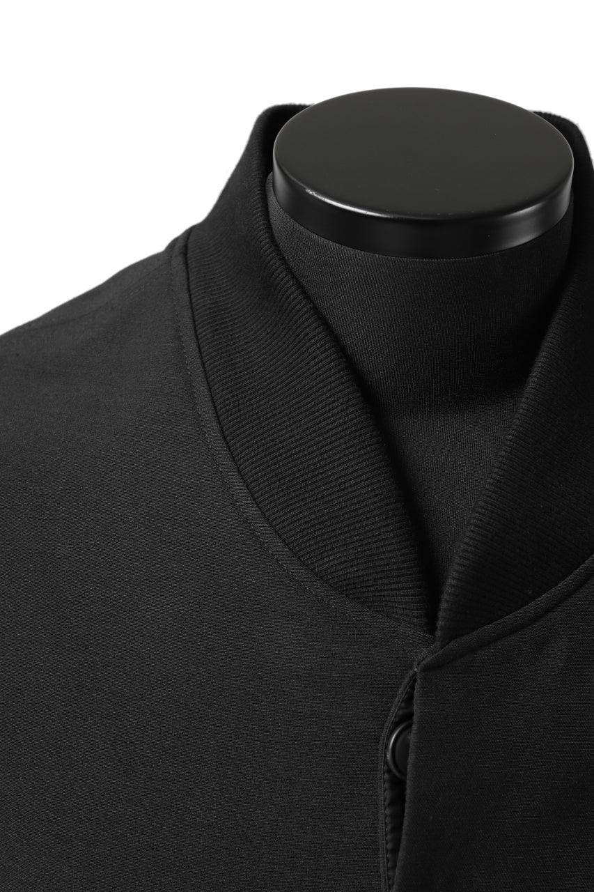 画像をギャラリービューアに読み込む, SOSNOVSKA exclusive WIDE PATCH POCKET BOMBER JACKET (BLACK)
