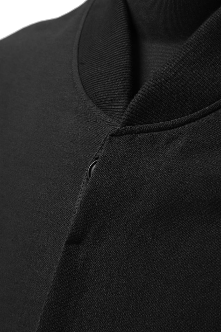 画像をギャラリービューアに読み込む, SOSNOVSKA exclusive WIDE PATCH POCKET BOMBER JACKET (BLACK)