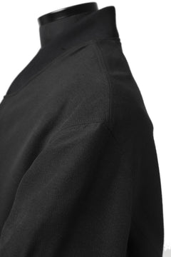 画像をギャラリービューアに読み込む, SOSNOVSKA exclusive WIDE PATCH POCKET BOMBER JACKET (BLACK)
