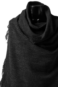 Load image into Gallery viewer, blackcrow stole wo/co/ny woven (MIX BLACK)