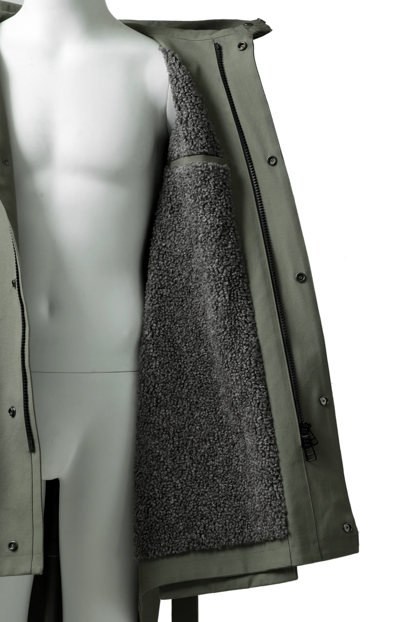 画像をギャラリービューアに読み込む, DEFORMATER.® "One Make" FLAPPED MODS COAT / EXTRA WARM EDITION (PALE KHAKI)