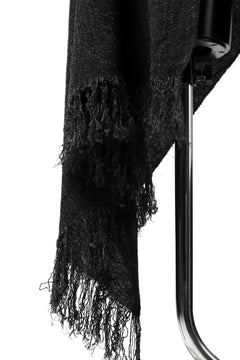 Load image into Gallery viewer, blackcrow stole wo/co/ny woven (MIX BLACK)