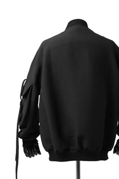 画像をギャラリービューアに読み込む, SOSNOVSKA exclusive WIDE PATCH POCKET BOMBER JACKET (BLACK)