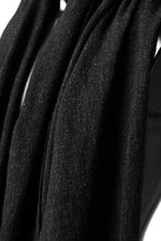 Load image into Gallery viewer, blackcrow stole wo/co/ny woven (MIX BLACK)