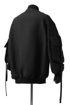 画像をギャラリービューアに読み込む, SOSNOVSKA exclusive WIDE PATCH POCKET BOMBER JACKET (BLACK)