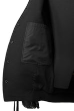 画像をギャラリービューアに読み込む, SOSNOVSKA exclusive WIDE PATCH POCKET BOMBER JACKET (BLACK)