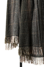 Load image into Gallery viewer, blackcrow stole wo/ny woven (GREY CHECK)