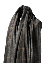 Load image into Gallery viewer, blackcrow stole wo/ny woven (GREY CHECK)