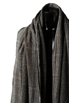 Load image into Gallery viewer, blackcrow stole wo/ny woven (GREY CHECK)