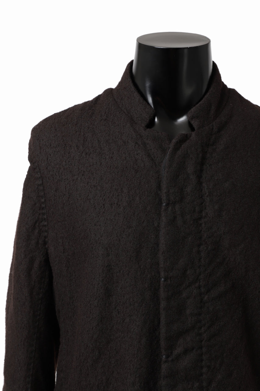 画像をギャラリービューアに読み込む, SOSNOVSKA DISCARTED STICHED COAT (EBONY)