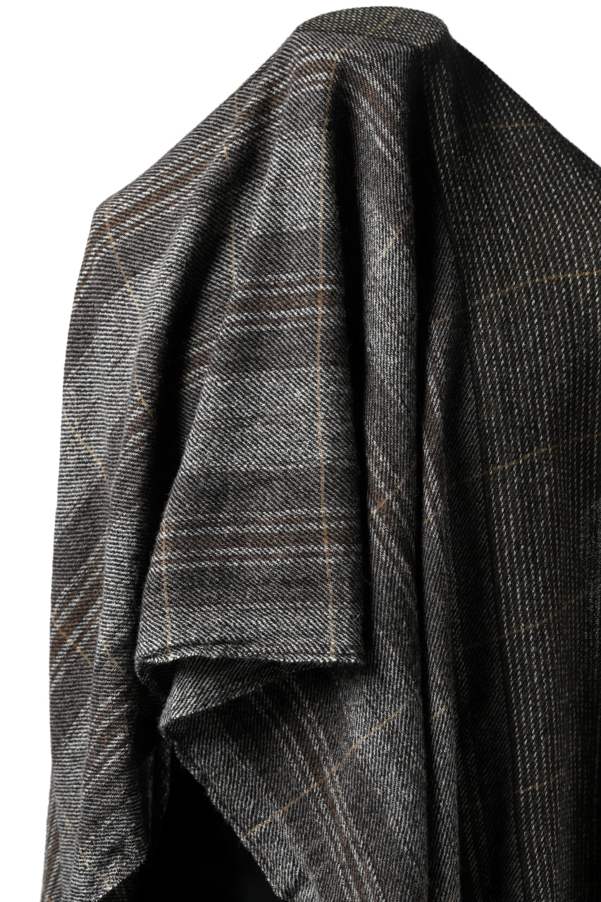 Load image into Gallery viewer, blackcrow stole wo/ny woven (GREY CHECK)