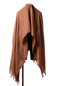 Load image into Gallery viewer, blackcrow stole wool (PERSIMMON)