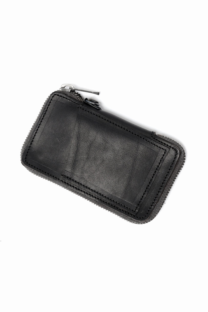 画像をギャラリービューアに読み込む, Portaille "Limited Made" ZIP KEY CASE / Italy Vachetta (BLACK)