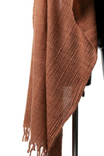 Load image into Gallery viewer, blackcrow stole wool (PERSIMMON)