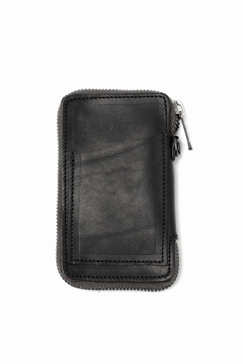 画像をギャラリービューアに読み込む, Portaille "Limited Made" ZIP KEY CASE / Italy Vachetta (BLACK)