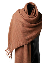 Load image into Gallery viewer, blackcrow stole wool (PERSIMMON)