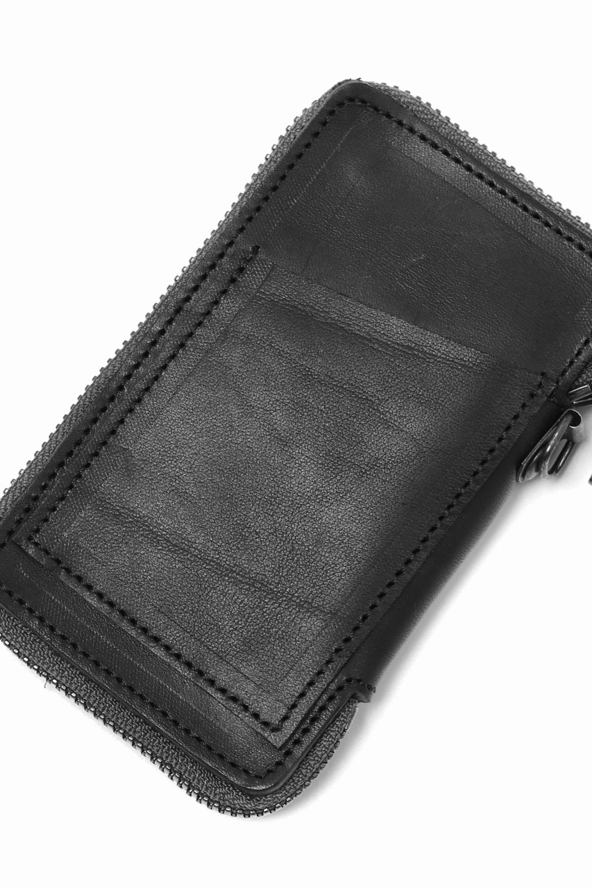 画像をギャラリービューアに読み込む, Portaille "Limited Made" ZIP KEY CASE / Italy Vachetta (BLACK)