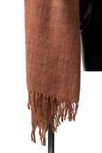 Load image into Gallery viewer, blackcrow stole wool (PERSIMMON)