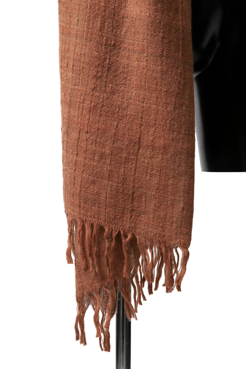 Load image into Gallery viewer, blackcrow stole wool (PERSIMMON)