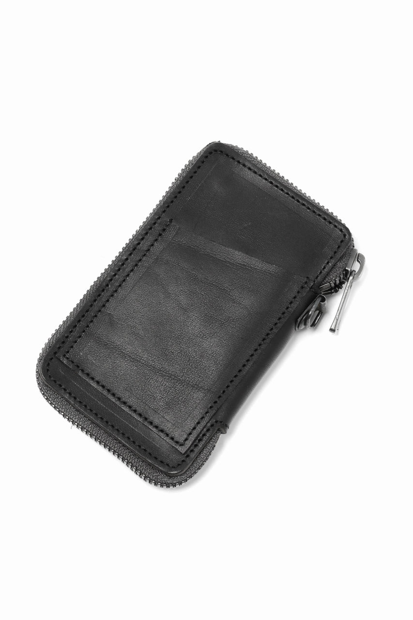 画像をギャラリービューアに読み込む, Portaille "Limited Made" ZIP KEY CASE / Italy Vachetta (BLACK)