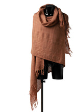 Load image into Gallery viewer, blackcrow stole wool (PERSIMMON)