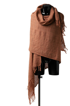 Load image into Gallery viewer, blackcrow stole wool (PERSIMMON)