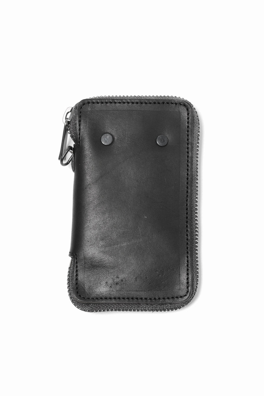 画像をギャラリービューアに読み込む, Portaille "Limited Made" ZIP KEY CASE / Italy Vachetta (BLACK)