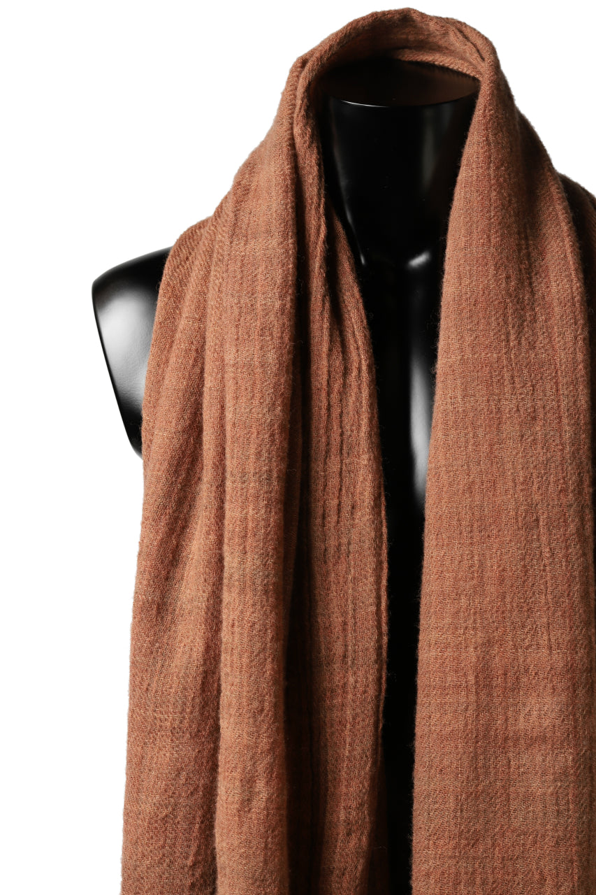 Load image into Gallery viewer, blackcrow stole wool (PERSIMMON)